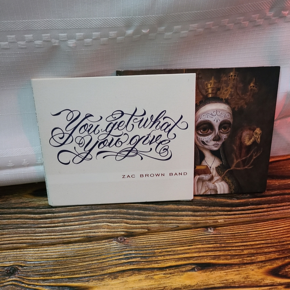 Zac Brown Band Two Albums on CD You Get What You Give and Uncaged